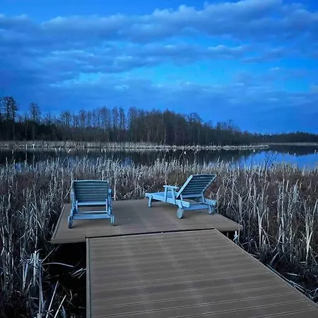 Nad Jeziorem Mazurskie Klimaty Chalet Pogobie Tylne